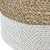 Banana Leaf Two Tone Baskets White from Roseland Furniture