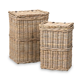 Kubu Rectangular Linen Baskets from Roseland Furniture