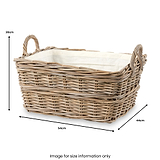 Kubu Rectangular Handled Laundry Basket from Roseland Furniture