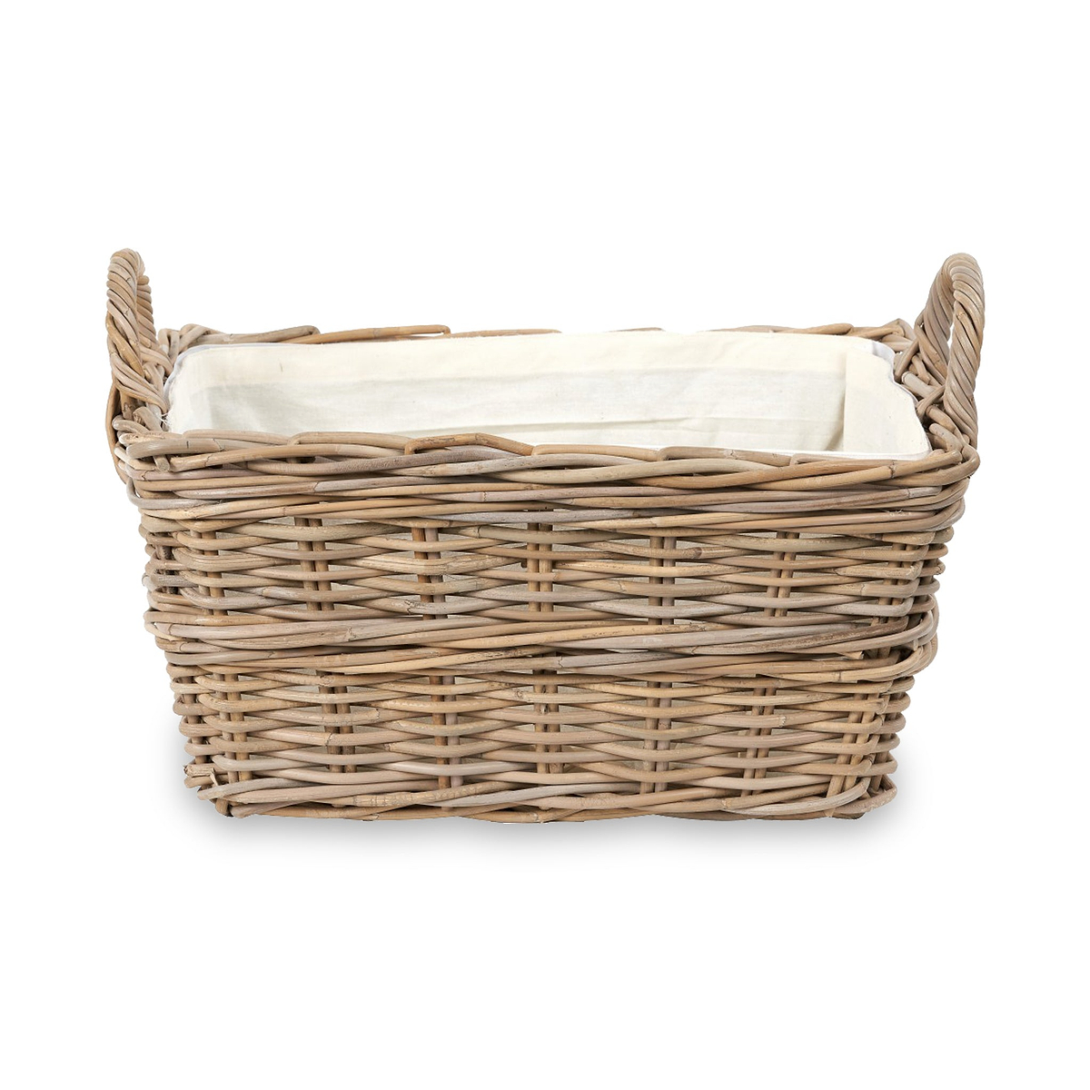 Kubu Rectangular Handled Laundry Basket from Roseland Furniture