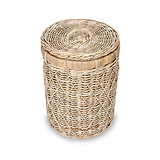 Rattan Round Linen Basket from Roseland Furniture