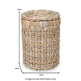 Rattan Round Linen Basket from Roseland Furniture