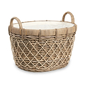 Rattan Oval Handled Laundry Basket from Roseland Furniture