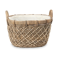 Rattan Oval Handled Laundry Basket from Roseland Furniture