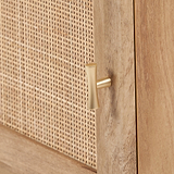 Henrik Natural Rattan 1 Door Cupboard Unit from Roseland Furniture