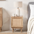 Henrik Natural Rattan 1 Door Cupboard Unit from Roseland Furniture