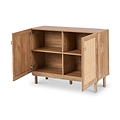 Henrik Natural Rattan 2 Door Cabinet from Roseland Furniture
