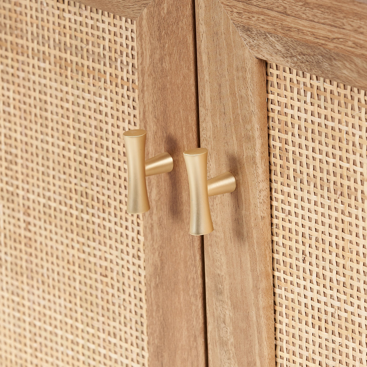 Henrik Natural Rattan 2 Door Cabinet from Roseland Furniture