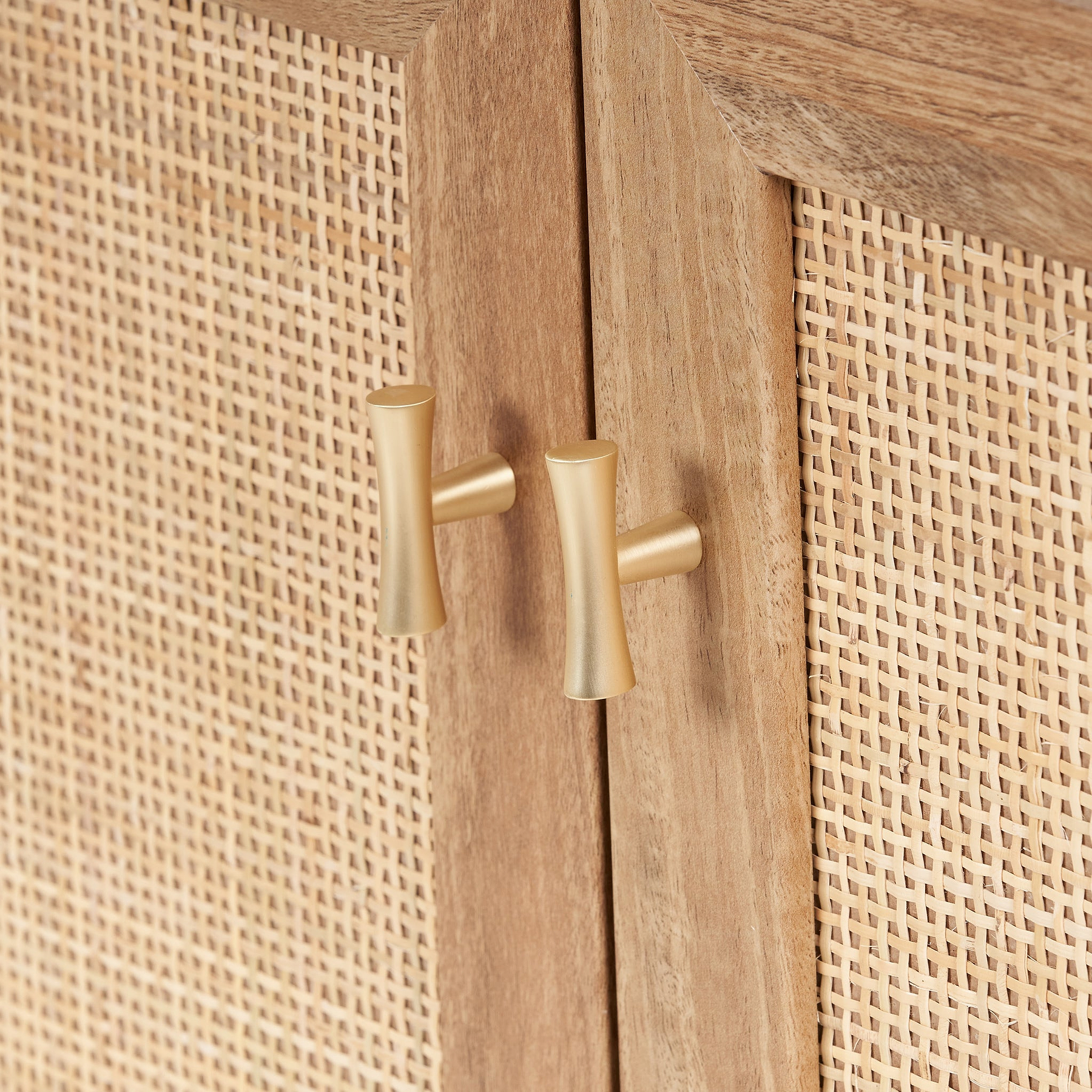 Henrik Natural Rattan 2 Door Cabinet from Roseland Furniture