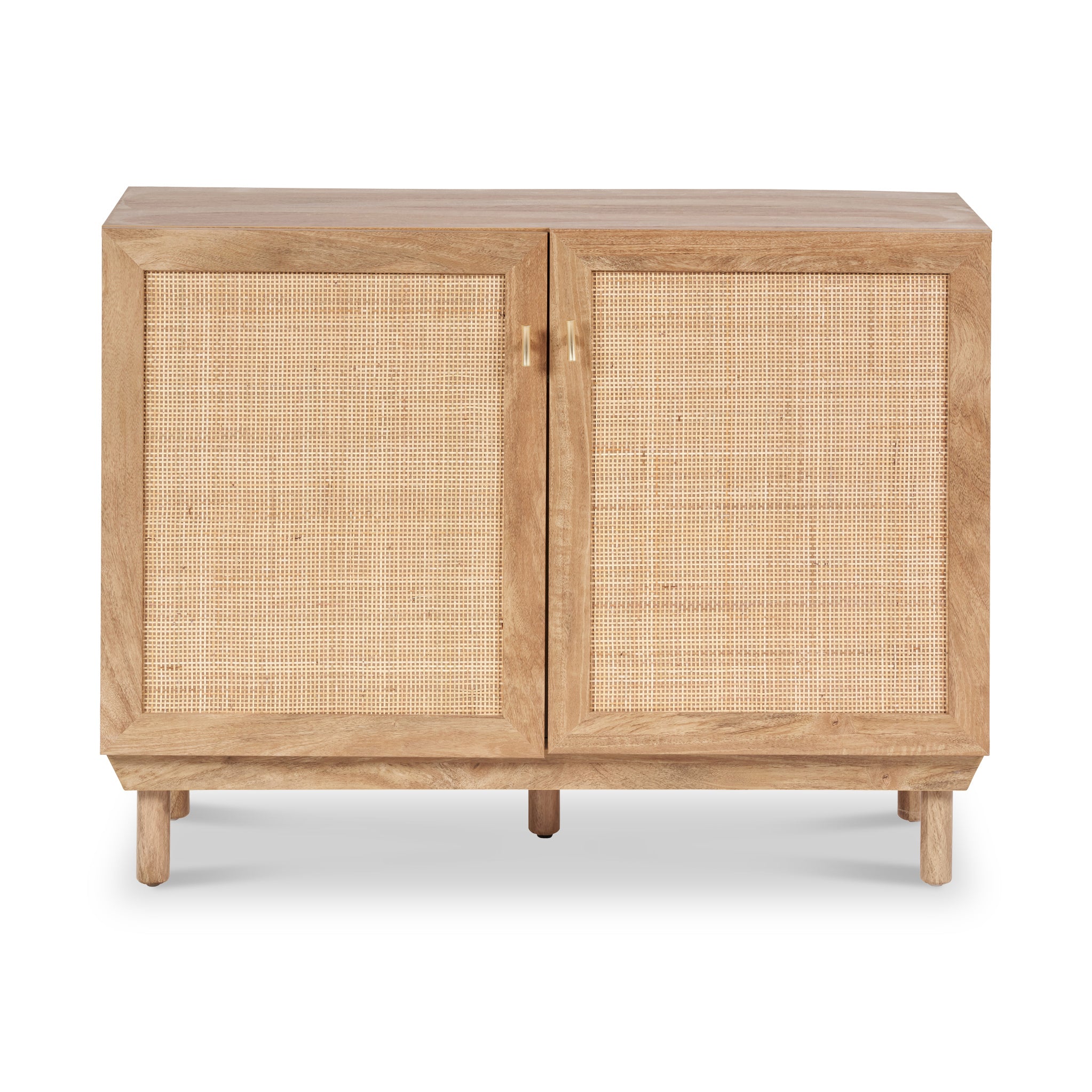 Henrik Natural Rattan 2 Door Cupboard Scandinavian Storage | Roseland