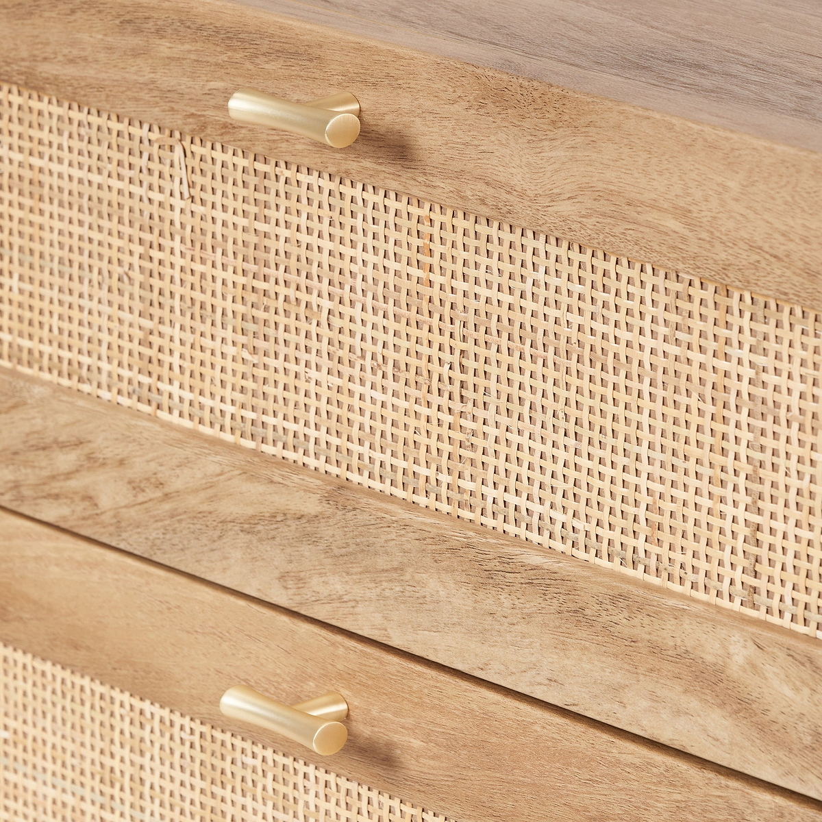 Henrik Natural Rattan 6 Drawer Unit from Roseland Furniture