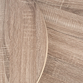 Atri S2 Dark Oak Wood and Black Metal Side Tables from Roseland Furniture