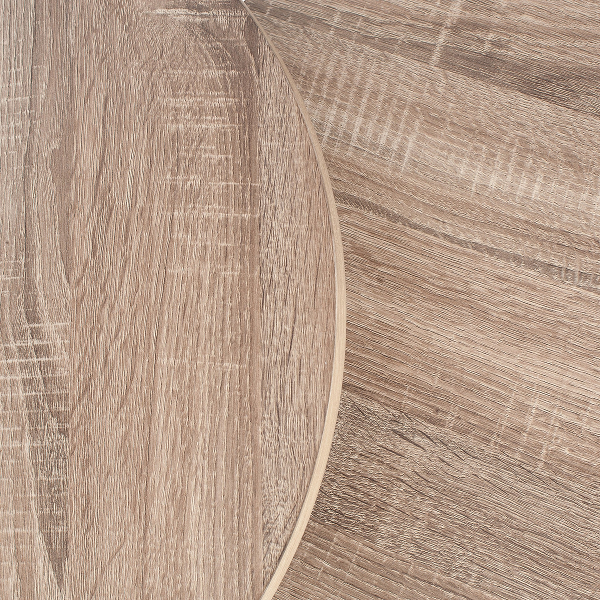 Atri S2 Dark Oak Wood and Black Metal Side Tables from Roseland Furniture