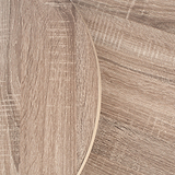 Atri S2 Dark Oak Wood and Black Metal Side Tables from Roseland Furniture