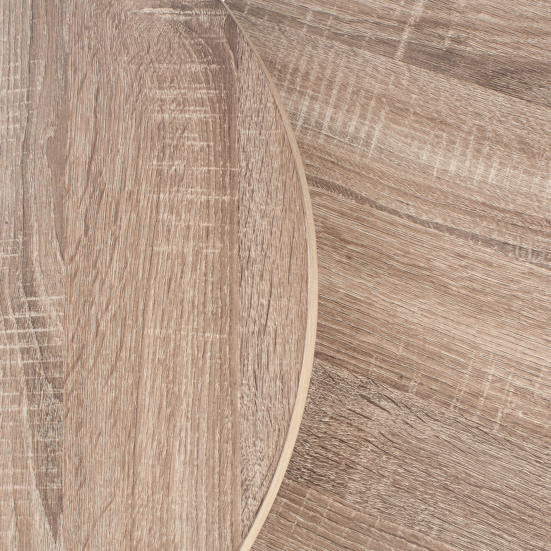 Atri S2 Dark Oak Wood and Black Metal Side Tables from Roseland Furniture