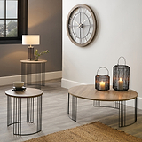 Atri Oak Wood Effect Coffee Table from Roseland Furniture