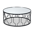 Caprisse Mirrored and Graphite Coffee Table from Roseland Furniture