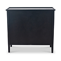 Chelmsford Black Pine Wood 4 Drawer Unit from Roseland Furniture