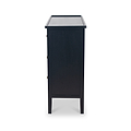 Chelmsford Black Pine Wood 4 Drawer Unit from Roseland Furniture