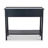 Chelmsford Black Wood 2 Drawer Console Table from Roseland Furniture
