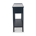 Chelmsford Black Wood 2 Drawer Console Table from Roseland Furniture