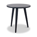 Chelmsford Black Wood Side Table from Roseland Furniture