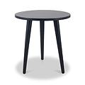 Chelmsford Black Wood Side Table from Roseland Furniture