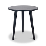 Chelmsford Black Wood Side Table from Roseland Furniture