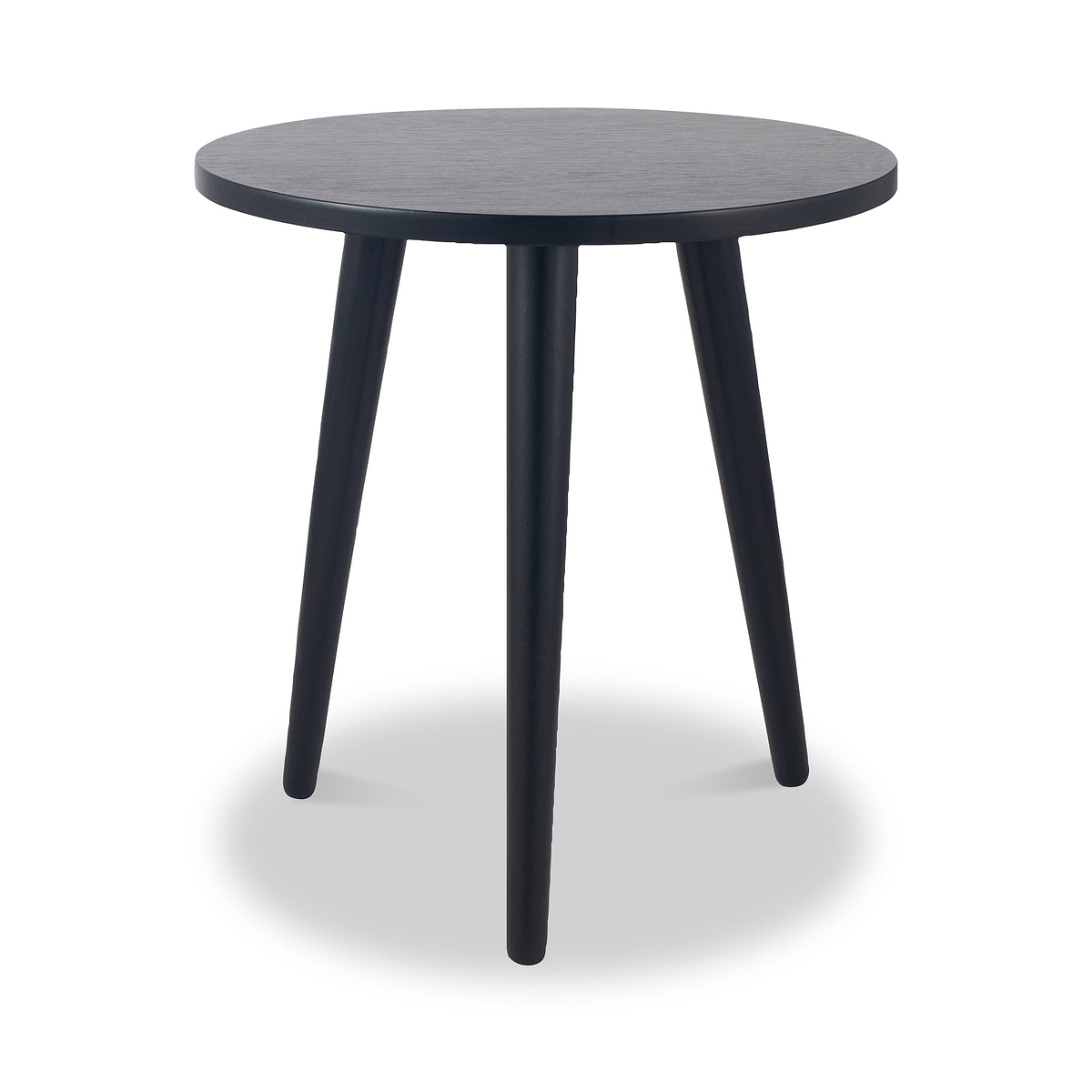 Chelmsford Black Wood Side Table from Roseland Furniture
