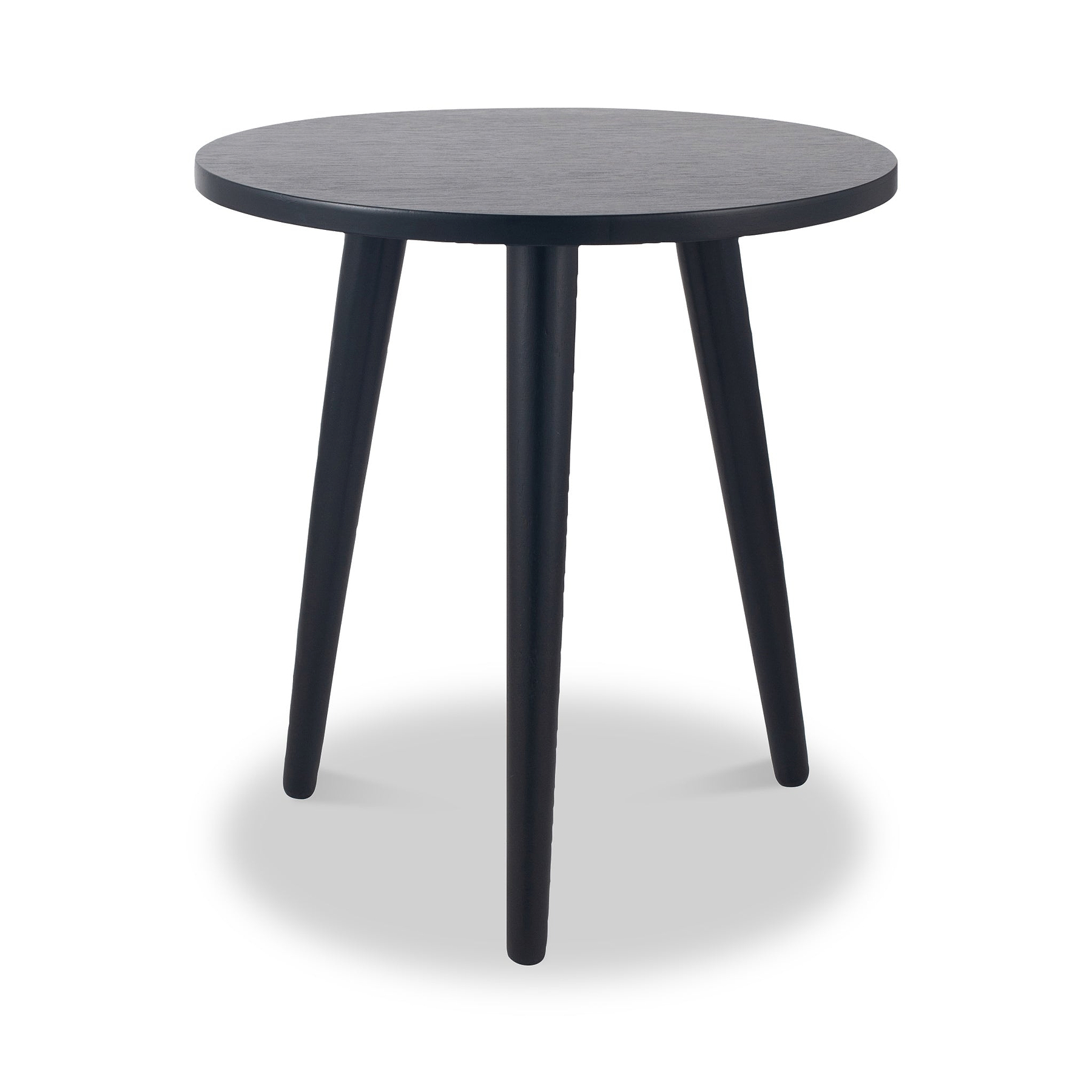 Chelmsford Black Wood Side Table from Roseland Furniture