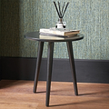 Chelmsford Black Wood Side Table from Roseland Furniture