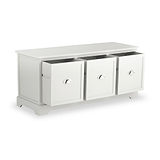 Croft Linen Pine Wood 3 Drawer Unit from Roseland Furniture