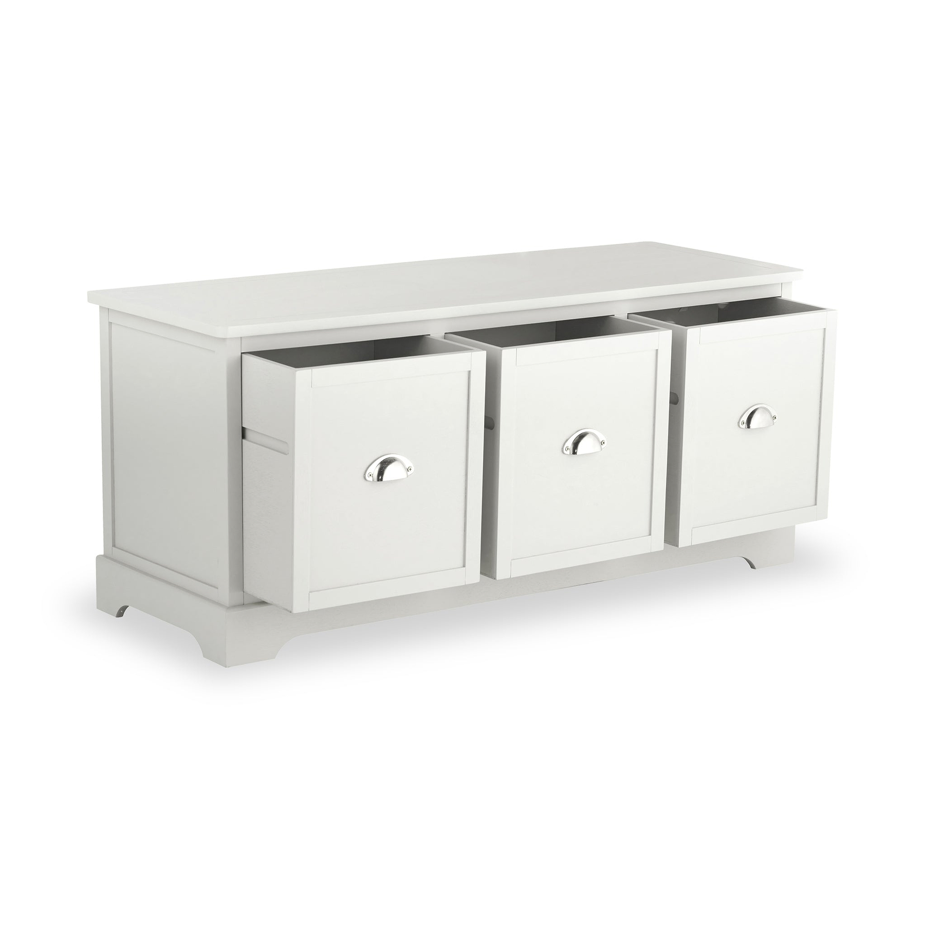 Croft Linen Pine Wood 3 Drawer Unit from Roseland Furniture