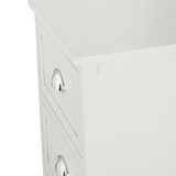 Croft Linen Pine Wood 5 Drawer Tall Unit from Roseland Furniture