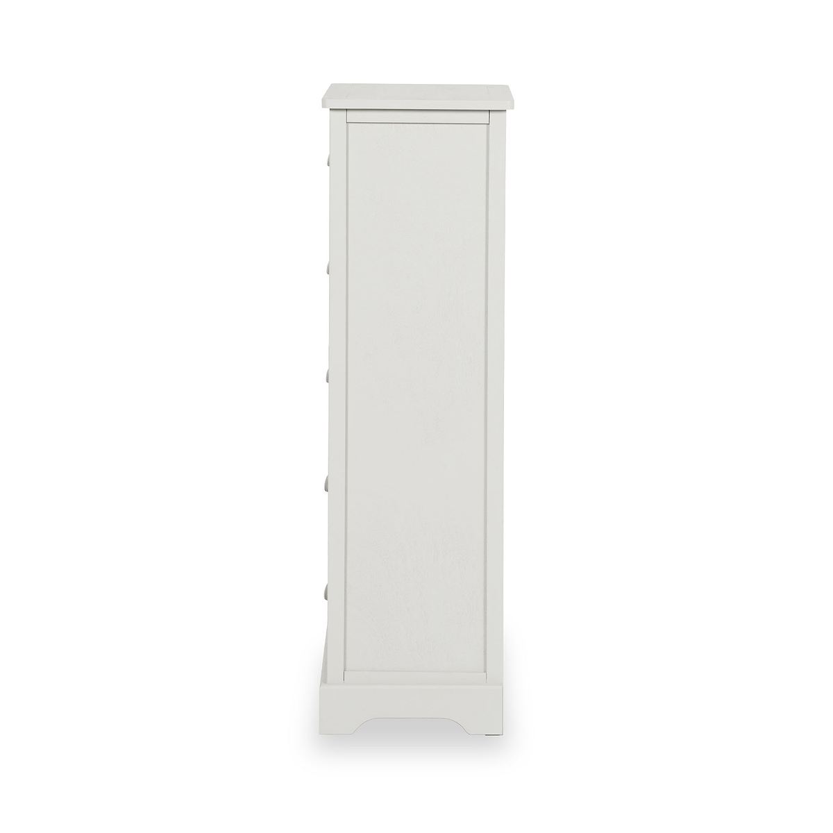 Croft Linen Pine Wood 5 Drawer Tall Unit from Roseland Furniture