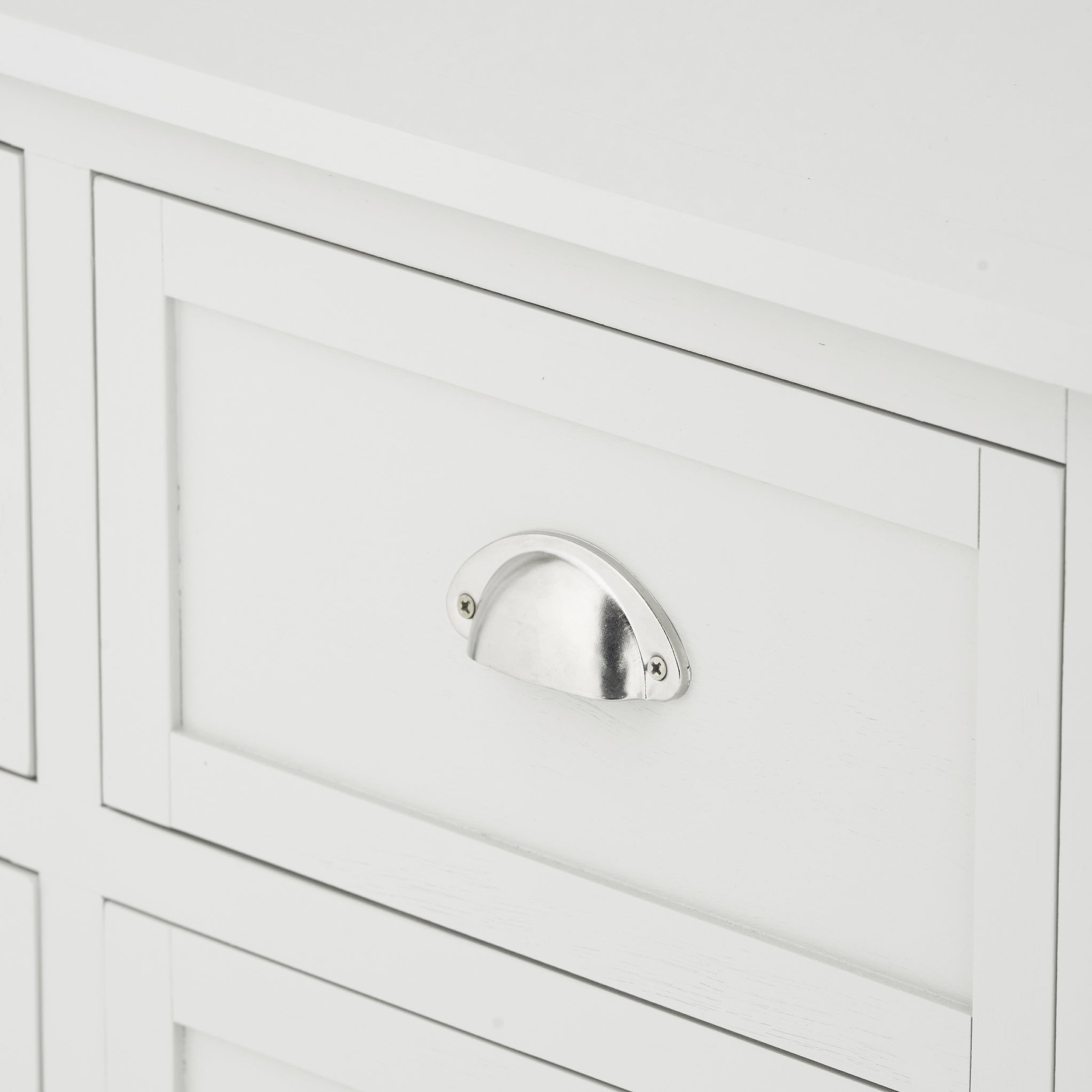 Croft Linen Pine Wood 3 Drawer Tall Unit from Roseland Furniture