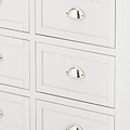 Croft Linen Pine Wood 6 Drawer Unit from Roseland Furniture