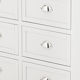 Croft Linen Pine Wood 6 Drawer Unit from Roseland Furniture
