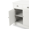 Croft Linen Pine Wood 3 Door 3 Drawer Unit from Roseland Furniture