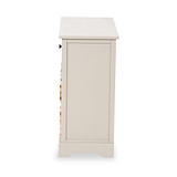 Devonshire Putty Pine Wood 2 Drawer 4 Basket Unit from Roseland Furniture