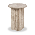 Elkton Concrete Effect Wood Side Table from Roseland Furniture