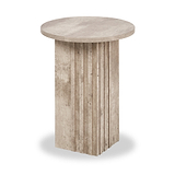 Elkton Concrete Effect Wood Side Table from Roseland Furniture
