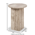 Elkton Concrete Effect Wood Side Table from Roseland Furniture
