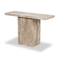 Elkton Concrete Effect Wood Console Table from Roseland Furniture