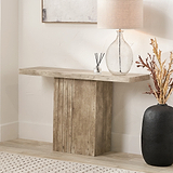 Elkton Concrete Effect Wood Console Table from Roseland Furniture