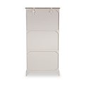 Fairford White Wood 5 Shelf Unit from Roseland Furniture