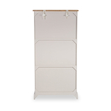 Fairford White Wood 5 Shelf Unit from Roseland Furniture