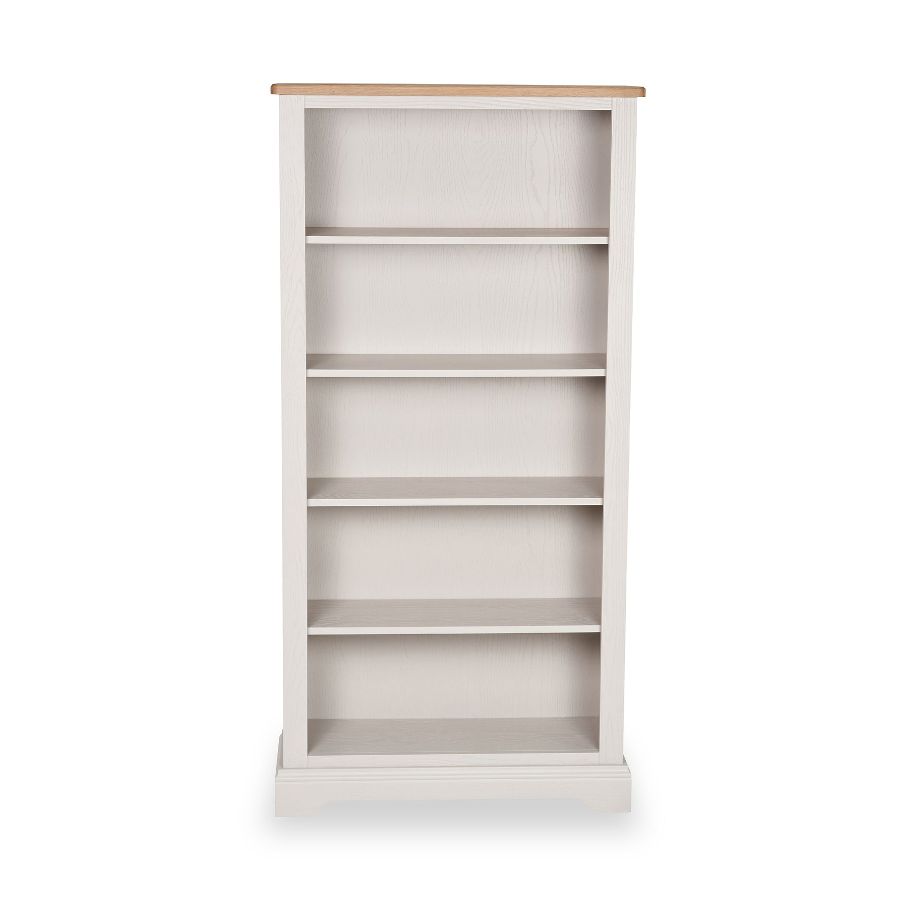 Fairford White Wood 5 Shelf Unit from Roseland Furniture