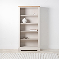 Fairford White Wood 5 Shelf Unit from Roseland Furniture