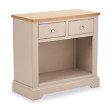 Fairford White Wood 2 Drawer Console Table from Roseland Furniture